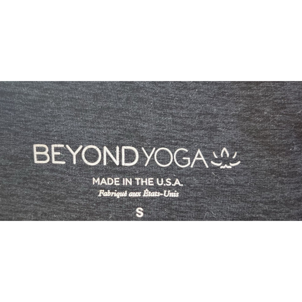 Beyond Yoga Black Criss Cross Space Dye Leggings Women’s Size Small Lounge Gym - Picture 5 of 5